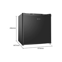 CHiQ CSD46D4D minibar, 46 litrů, 2 přihrádky, 0 °C až +10 °C, 35 dB