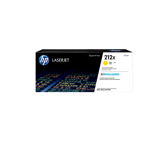 BAZAR - HP 212X High Yield Yellow Original LaserJet Toner Cartridge (10,000 pages) - Poškozený obal (Komplet)