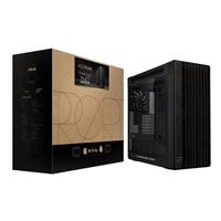 BAZAR - ASUS case PROART PA602 WOOD TG PWM BLACK, Mid Tower, průhledná bočnice, černá - Poškozený obal (Komplet)