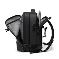 MYBALO Vacuo FLY kompresní cestovní batoh underseat pro RYANAIR - černý