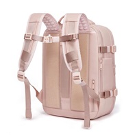 MYBALO Vacuo FLY kompresní cestovní batoh underseat pro RYANAIR - růžový