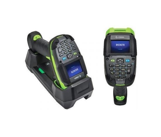 ROZBALENO - Zebra DS3678-KD, BT, 2D, HP, disp., FIPS, kit (USB), black, green