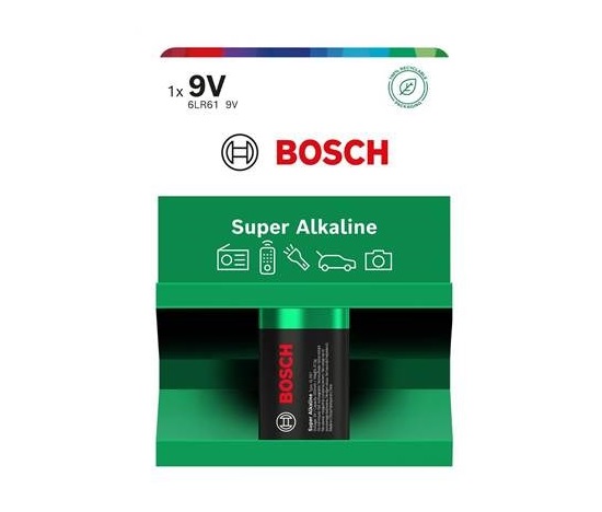 Bosch 6LR61SA1B/00 Super Alkaline 9V (Blistr 1 ks)