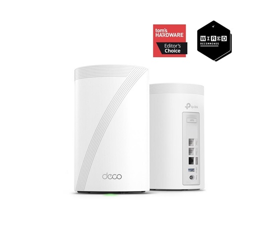 TP-Link Deco BE68(2-pack) WiFi7 Mesh(BE14000,2,4GHz/5GHz/6GHz,1x10GbELAN/WAN,1x2,5GbELAN/WAN,1xGbELAN/WAN,1xUSB3.0)