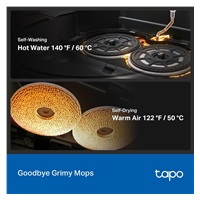 TP-Link Tapo RV50 Pro Omni robotický vysavač s mopem a stanicí (Dual-Laser, 2,4 GHz, BT, černý)