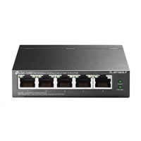 TP-Link switch TL-SF1005LP v3.40 (P/N:1700000439) (5x100Mb/s, 4xPoE, 41W, fanless)
