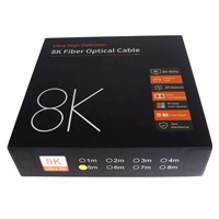 PREMIUMCORD Ultra High Speed HDMI 2.1 optický fiber kabel 8K@60Hz, zlacené 5m