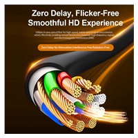 PREMIUMCORD Ultra High Speed HDMI 2.1 optický fiber kabel 8K@60Hz, zlacené 20m