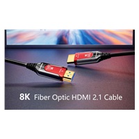 PREMIUMCORD Ultra High Speed HDMI 2.1 optický fiber kabel 8K@60Hz, zlacené 30m