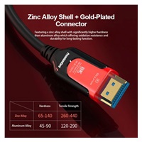 PREMIUMCORD Ultra High Speed HDMI 2.1 optický fiber kabel 8K@60Hz, zlacené 30m