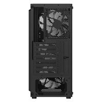 EVOLVEO Xenon, skříň ATX, 4x ARGB ventilátor 120mm, přední panel airflow mesh, černá