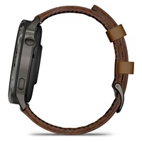 Garmin Venu 4 (45 mm) Slate / Černý silikonový řemínek a Hnědý kožený řemínek, EU