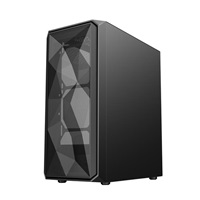 BAZAR - VeinX case ME19A Mid Tower, bez zdroje, 1x USB3.0, 1x USB2.0, 4x 120mm ARGB Fan, 1x ARGB Controller, černá - Poš