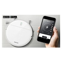Salente R2, robotický vysavač, stírání vodou, nabíjecí stanice, bílý