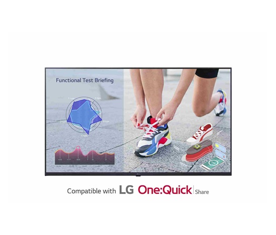 LG 43" signage 43UL3Q UHD, 300nits, 16h, WebOS 6.0, repro