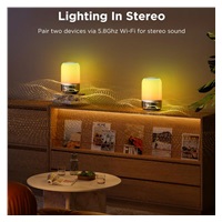 BAZAR - Govee Table Lamp 2 RGBW Akumulátorová lampa s reproduktorem - zvuk od JBL - Poškozený obal (Komplet)