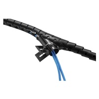 EVOLVEO CableHold, organizér kabelů, 2,5 m x 2 cm, samosvorný, černý