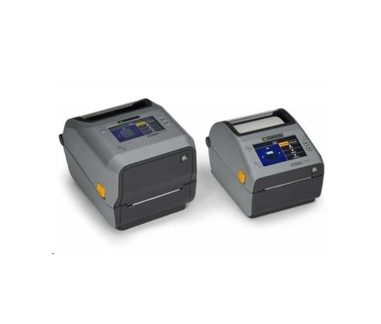 Zebra ZD621d, 8 dots/mm (203 dpi), linerless, RTC, USB, USB Host, RS232, BT, Ethernet, Wi-Fi, grey