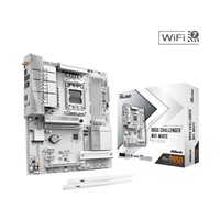 ASRock MB Sc AM5 B850M Challenger WiFi WHITE,  AMD B850, 4xDDR5, 1xHDMI, WiFi, mATX