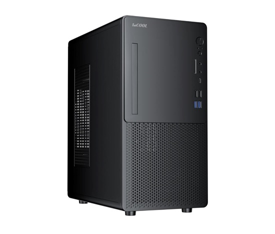 1stCOOL skříň STEP Premium 2 ver.2, micro tower, AU, USB 3.0, USB-C, bez zdroje, černá