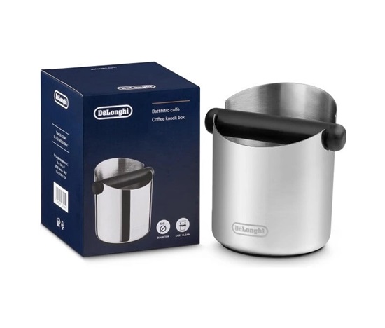 Delonghi DLSC084, odklepávač na kávu, nerezová ocel, protiskluzová gumová základna, vyjímatelná tyč