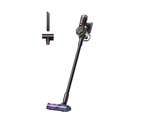 Dyson V12 Origin, tyčový aku vysavač, sací výkon 120 AW, 2 kg, HEPA filtrace, 3 režimy výkonu, příslušenství