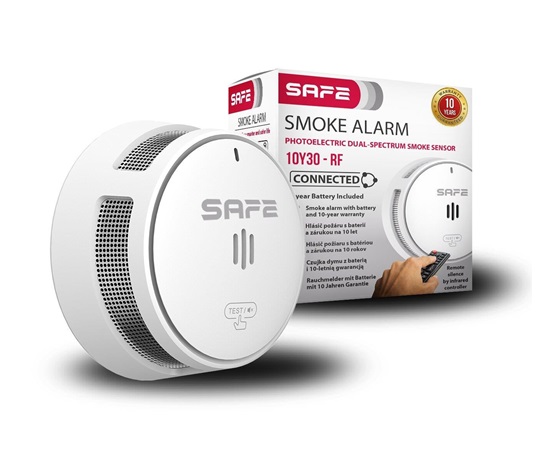 Safe S-FSC11-RF SET FIRE & CO - 1x SAFE50HUB-WRF, 1x SAFE10Y30-RF, 1x SAFE10YDCO-RF