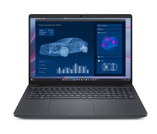 DELL NTB Pro Max 16 MC16250/U7- 265H/32GB/1TB SSD/16" FHD+/Intel Arc Pro/No AC Adapter/WLAN/vPro/Bck Kb/W11P/3Y PS NBD