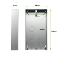 EVOLVEO DoorPhone ID Kovová povrchová montážní krabice pro venkovní jednotku