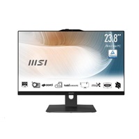 MSI PC AiO Modern AM242P 1M-2088XEU, Core 5 120U, 23.8 FHD, Anti-Glare, Non-Touch, 16GB, 512GB SSD, N/A, No OS, Black
