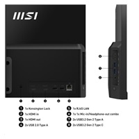 MSI PC AiO Modern AM242P 1M-2089XEU, Core 5 120U, 23.8 FHD, Anti-Glare, Non-Touch, 16GB, 512GB SSD, N/A, No OS, White