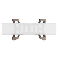 Tractive GPS DOG 6 - gumové spony, hnědá