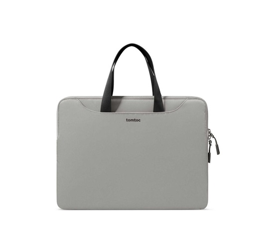 tomtoc Light-A21 Dual-color Slim Laptop Handbag, 13,5 Inch - Gray