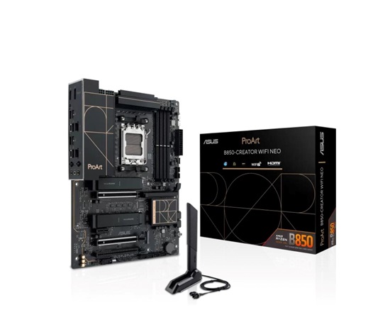 ASUS MB Sc AM5 ProArt B850-CREATOR WIFI NEO, AMD B850, 4xDDR5, 1xHDMI, 1xDP, 1xUSB-C