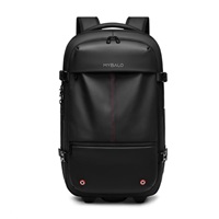 MYBALO JetRoll prostorný kompresní cestovní batoh a kufr 2v1