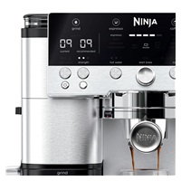 Ninja Luxe Café Premier ES601EU, 3v1 kávovar, stříbrný, mlýnek s váhou, technologie Barista Assist