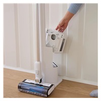 Shark BU3521EU Cordless Pro tyčový vysavač bílá/modrá, Auto-Empty dokovací stanice, Anti Hair Wrap, HEPA filtr, LED