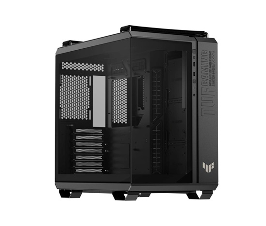 BAZAR ASUS case TUF GAMING GT502 HORIZON, Mid Tower, průhledná bočnice, 4x 120mm ARGB Fan, černá (POŠKOZENÝ OBAL)