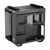 BAZAR ASUS case TUF GAMING GT502 HORIZON, Mid Tower, průhledná bočnice, 4x 120mm ARGB Fan, černá (POŠKOZENÝ OBAL)