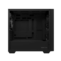 BAZAR ASUS case A21 PLUS, Mini Tower, průhledná bočnice, 4x 120mm ARGB Fan, černá (POŠKOZENÝ OBAL)