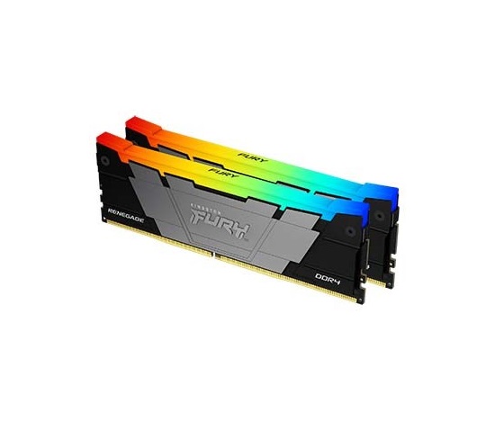 BAZAR KINGSTON DIMM DDR4 32GB (Kit of 2) 3600MT/s CL16 1Gx8 FURY Renegade RGB (POŠKOZENÝ OBAL)