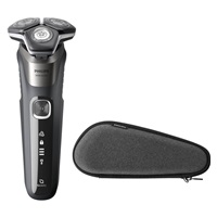 Philips Series 5000 Wet & Dry S5887/30 pánský elektrický holicí strojek, šedý, SkinIQ, 360° otočné hlavy,Power Adapt