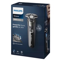 Philips Series 5000 Wet & Dry S5887/30 pánský elektrický holicí strojek, šedý, SkinIQ, 360° otočné hlavy,Power Adapt