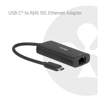 Club3D Adaptér USB-C na RJ45, 10Gb, M/F, 12cm