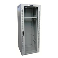 LEXI-Net 19" stojanový rozvaděč 45U 800x800 rozebiratelný, ventilace, termostat, kolečka, 600kg, sklo, rozložený, šedý
