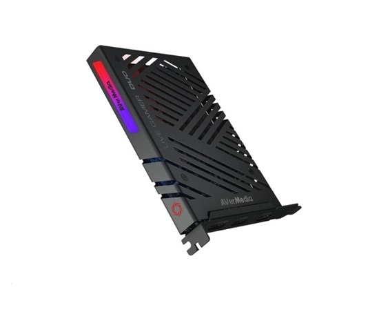 AVERMEDIA Live Gamer DUO GC570D, duální střihová karta, PCI-E, 2x HDMI, Full HD, 2160p, MPEG 4, RGB podsvícení