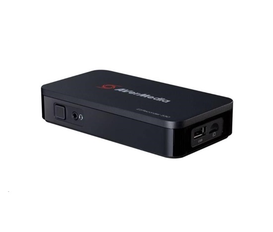AVERMEDIA záznamové zařízení EzRecorder 330, externí, dálkový ovladač, časovač, černá