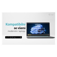BAZAR - i-tec Thunderbolt4 3x Display Docking Station, Power Delivery 96W / rozbaleno