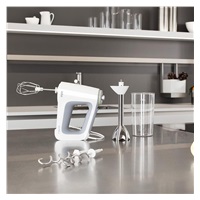 Braun MultiMix 5 HM5107WH ruční šlehač a tyčový mixér, bílá, příkon 750 W, 9 rychlostí, technologie SmartMix