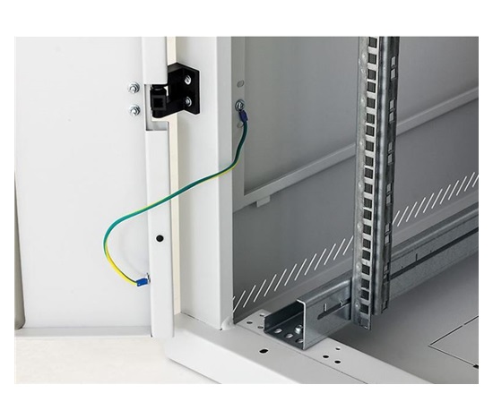 TRITON 19" stojanový rozvaděč 15U 800x800, nosnost 800 kg, skleněné dveře, svařovaný, šedý